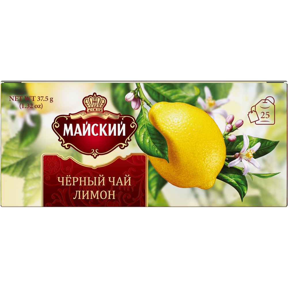Trà Đen Túi Lọc Hiệu Maisky Hương Chanh Vàng – Tea Maisky Lemon