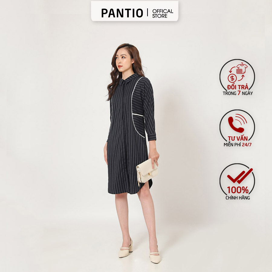 Đầm công sở thiết kế đặc biêt kiểu sơ mi fdc72150 - pantio