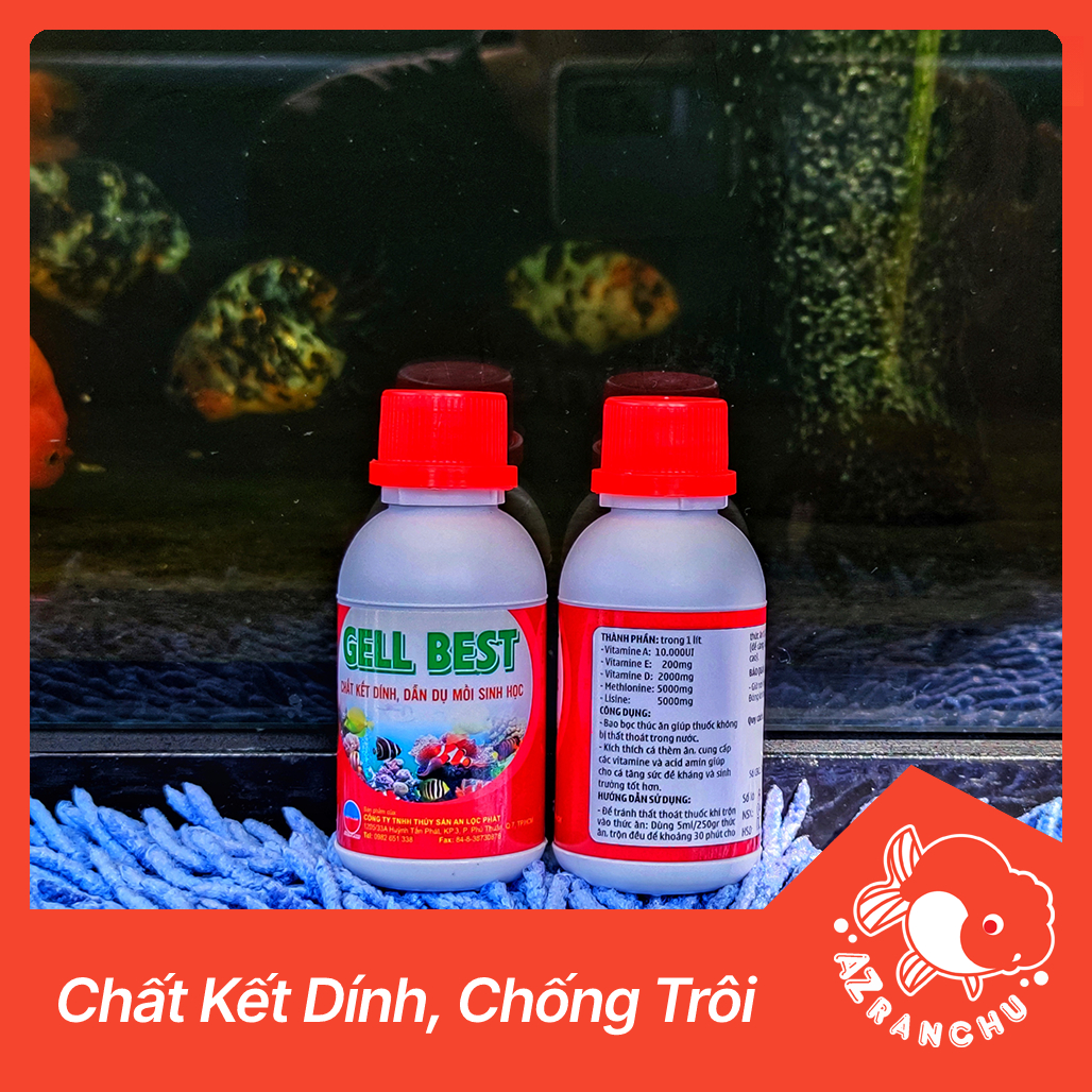 Chất kết dính Gell Best | Bao bọc giúp chất trộn không bị thất thoát trong nước - AZRanchu