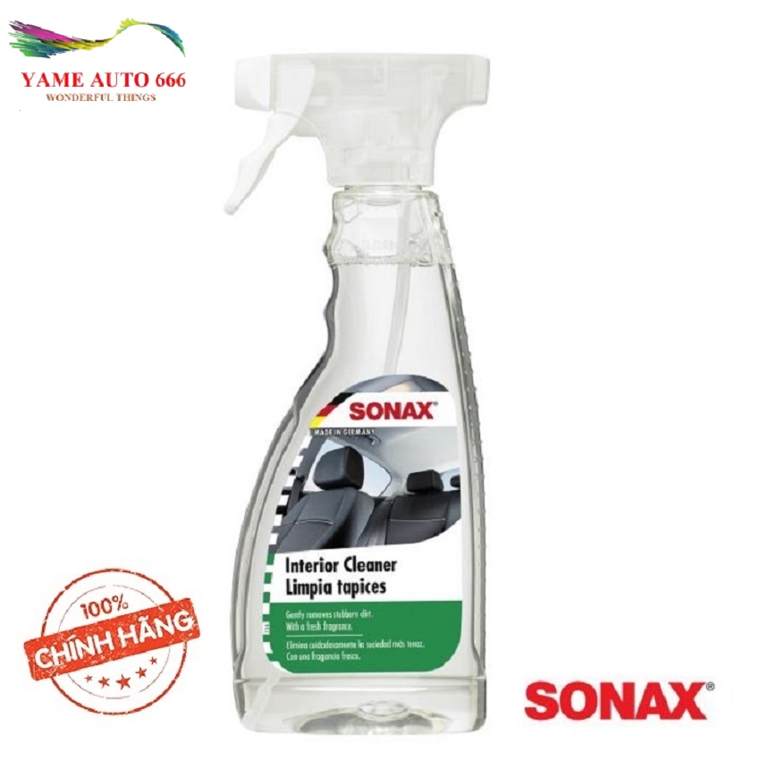 Dung dịch làm sạch nội thất xe Sonax Interior Cleaner 500ml 321200 làm