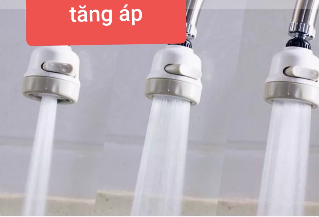 Đầu vòi rửa chén tăng áp, Xoay 360 độ