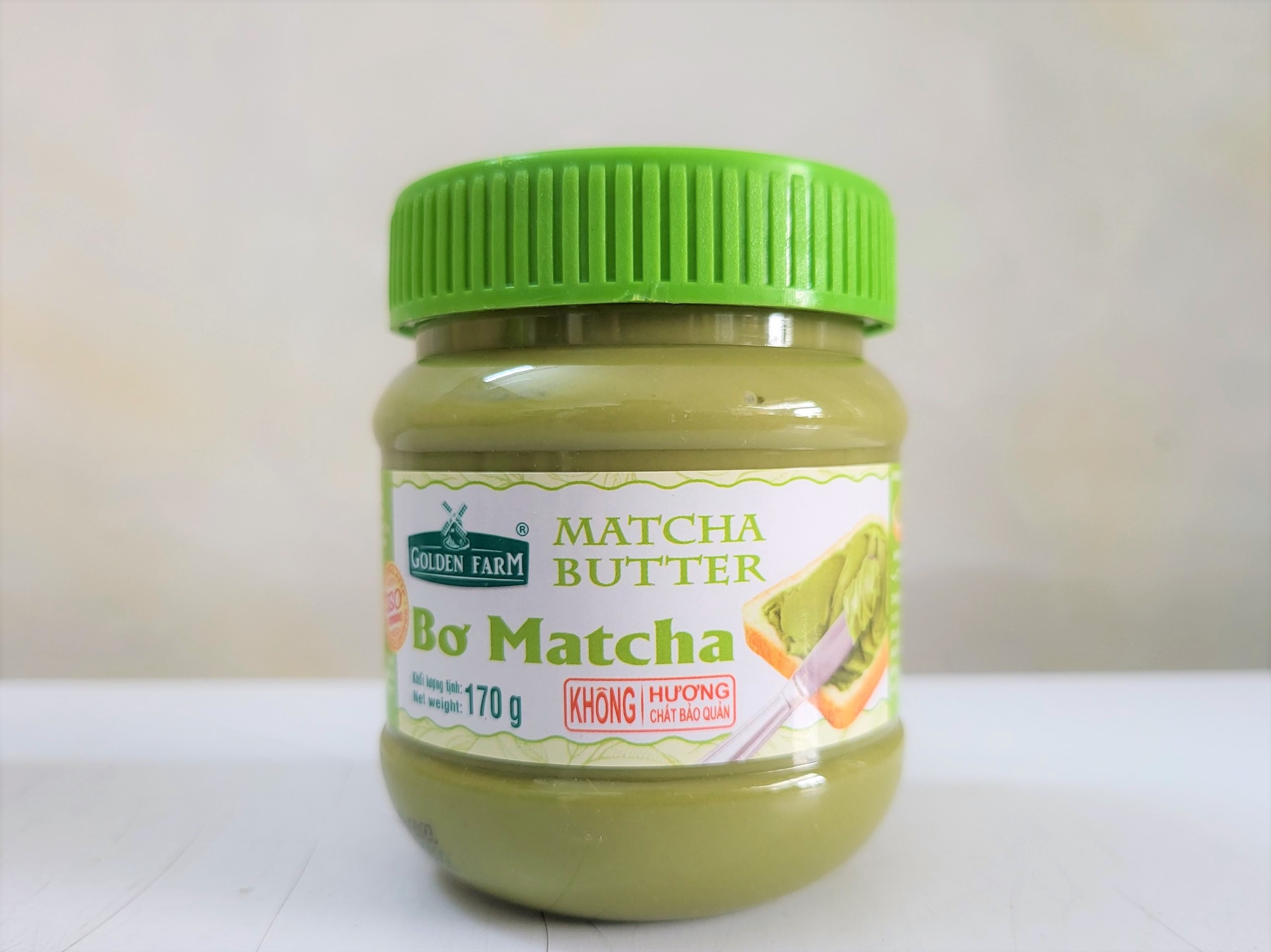 [Hộp nhỏ 170g] BƠ PHẾT MATCHA [VN] GOLDEN FARM Matcha Butter