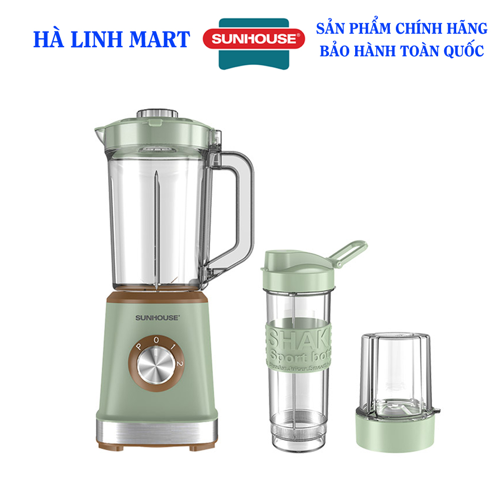 Máy xay sinh tố đa năng sunhouse shd5315g, công suất 500w, bảo hành 12 tháng