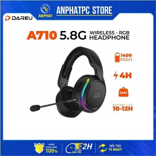 Tai nghe DareU A710 RGB Wireless