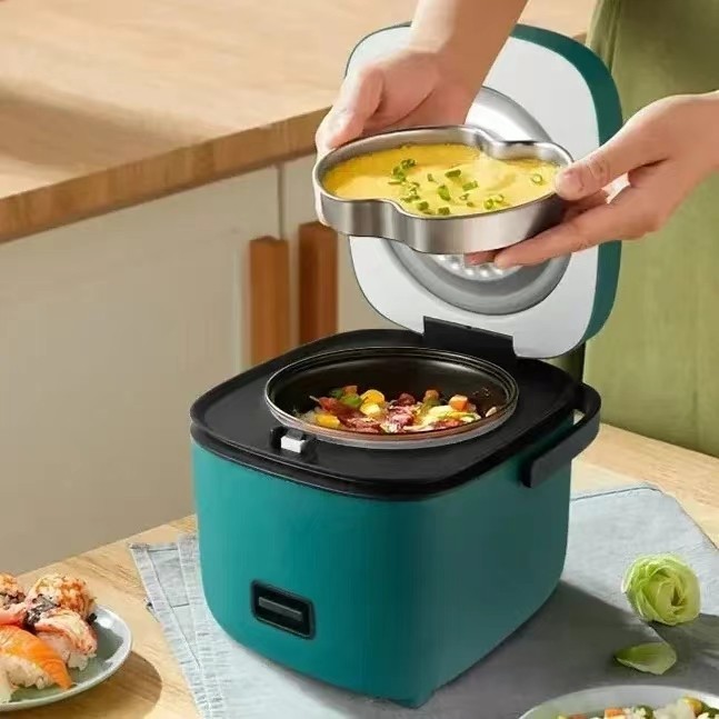 Nồi cơm điện mini jiashi chống dính đa năng 1-2 người - nồi cơm điện nhỏ cảm ứng thông minh tặng kèm vá cơm