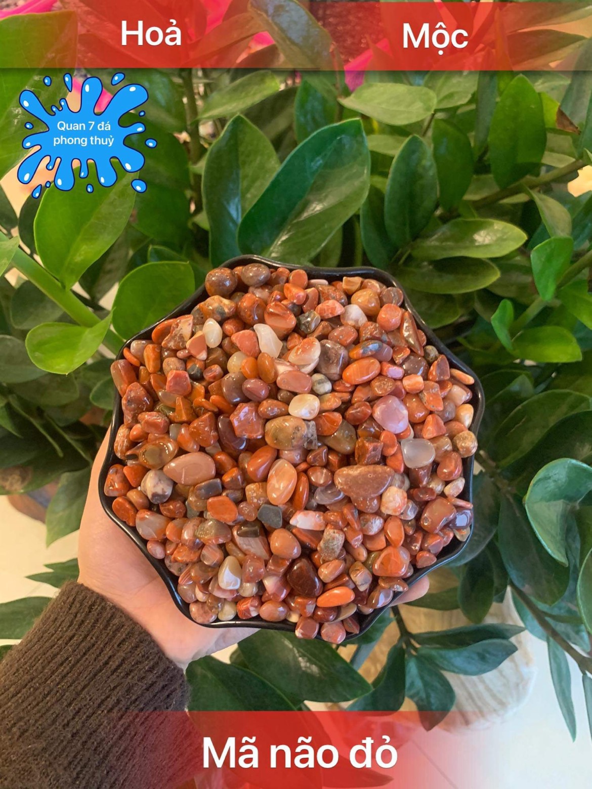 Vụn đá thạch anh màu tự nhiên