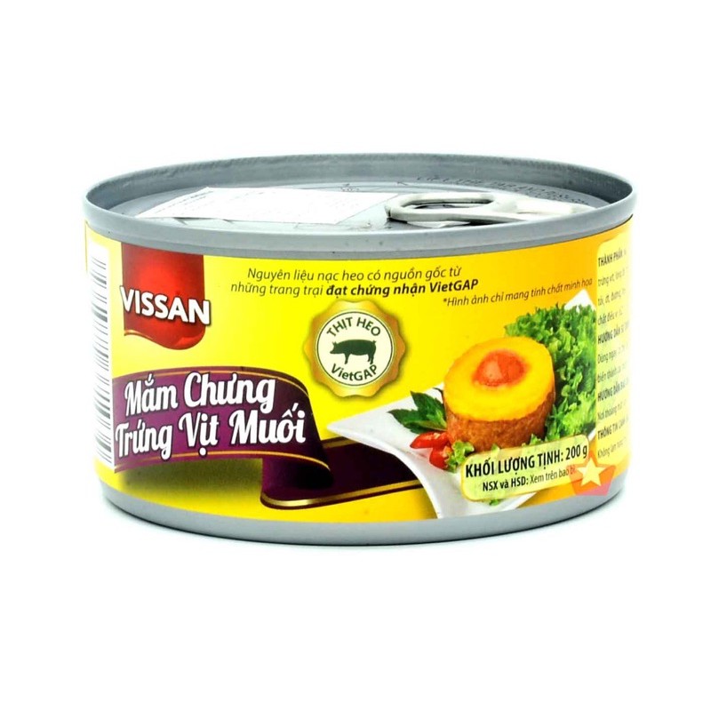 Mắm chưng trứng vịt muối vissan hộp 200g