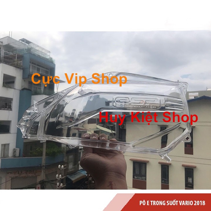 Ốp Pô E Trong Suốt Vario/Click 2018 MS1546 Màu Trắng