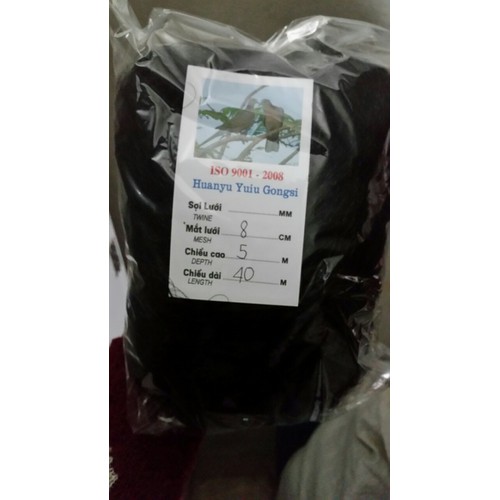 Lưới bẫy chim mắt 8cm chiều cao 5m chuyên bẫy cu gáy , cò, quốc