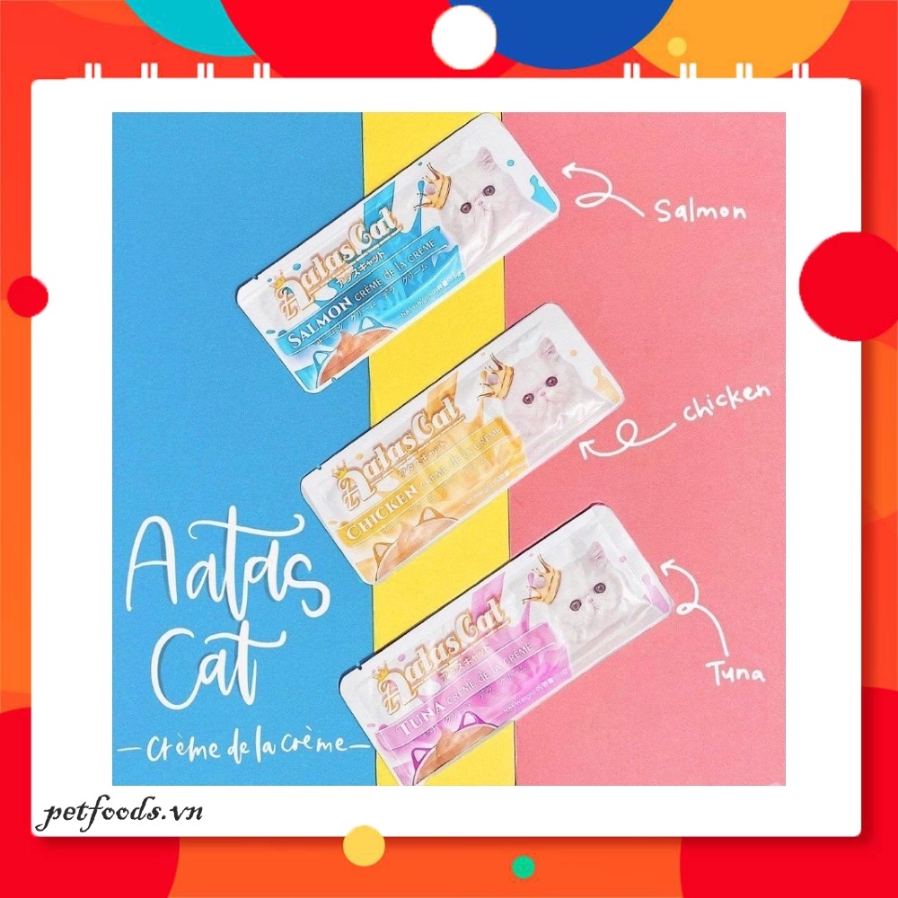 Kem thưởng cho mèo aatas cat 16g