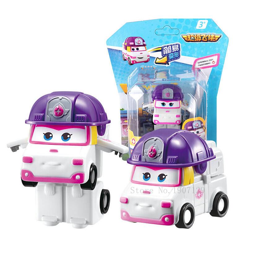 Đồ chơi trẻ em mô hình đội bay siêu đẳng super wings nhân vật Zoey máy bay mini mô hình đồ chơi trẻ em