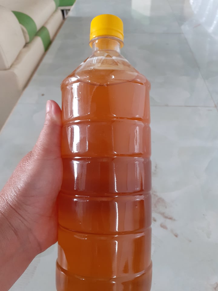 1 lít mật ong hoa kim tây nguyên- chai nhựa