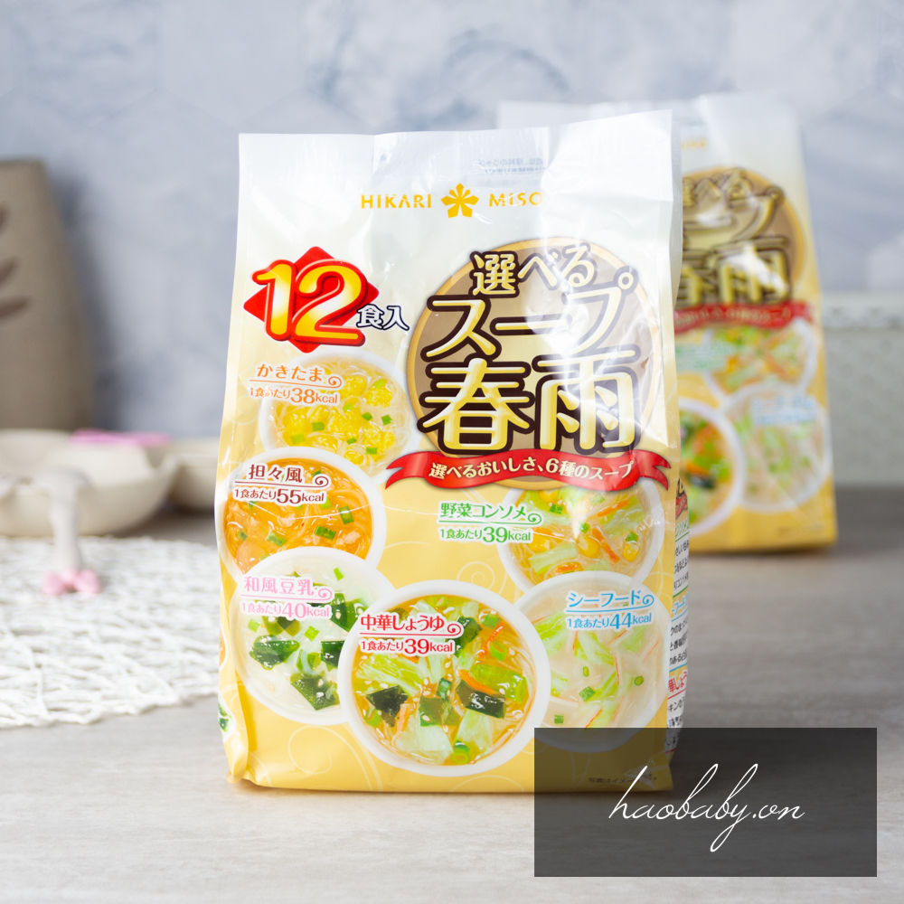 Miến ăn liền hikari miso - 12 gói nhỏ - 6 vị cho bé 1y ăn dặm