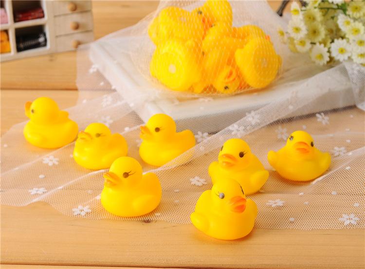Bộ 20 chú vịt đồ chơi dùng trong phòng tắm cho bé- Đồ chơi nhà tắm- Vịt bóp bíp bíp Jika Store