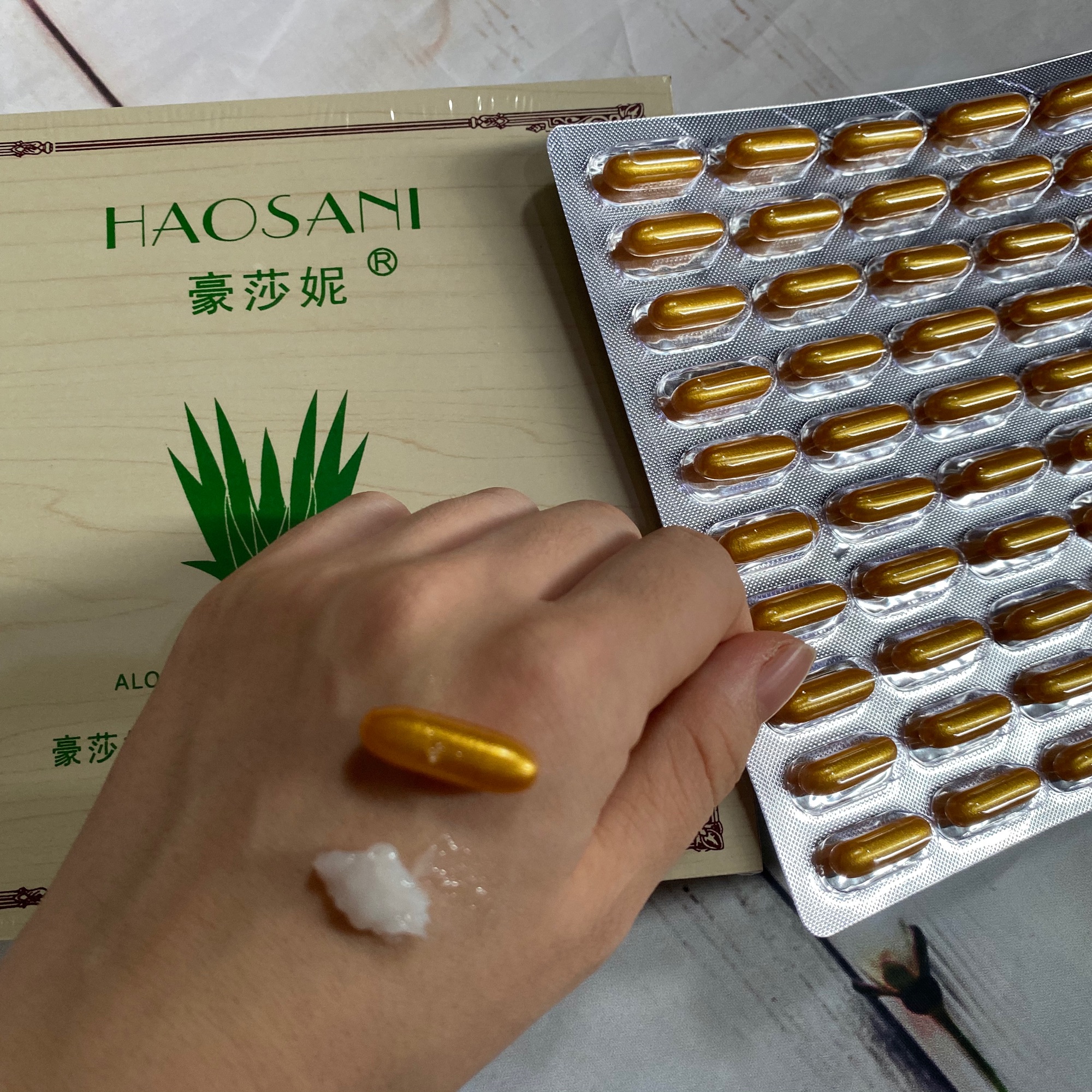 Set 5 viên thải chì, hút chì thải độc tố Haosani dùng