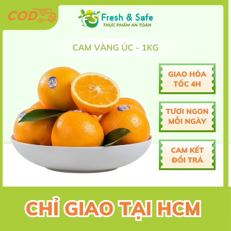 [Chỉ Giao HCM] Cam vàng Úc - 1kg