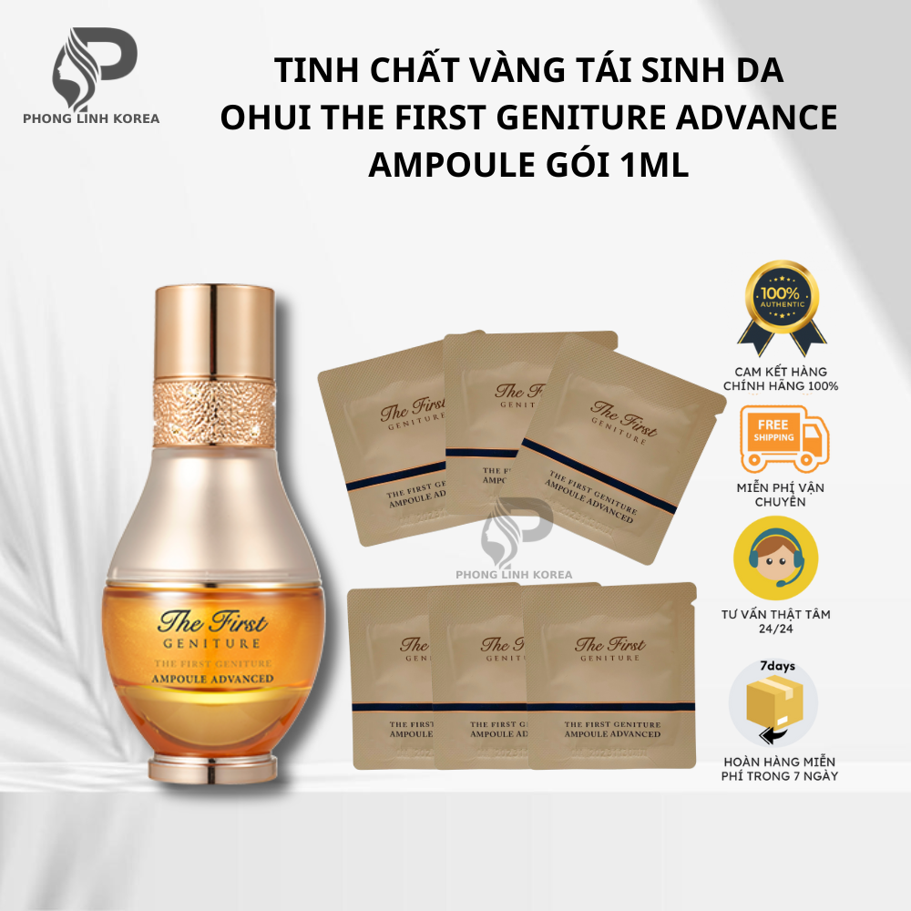 Tinh chất vàng Ohui The First Geniture Advance Ampoule gói 1ml