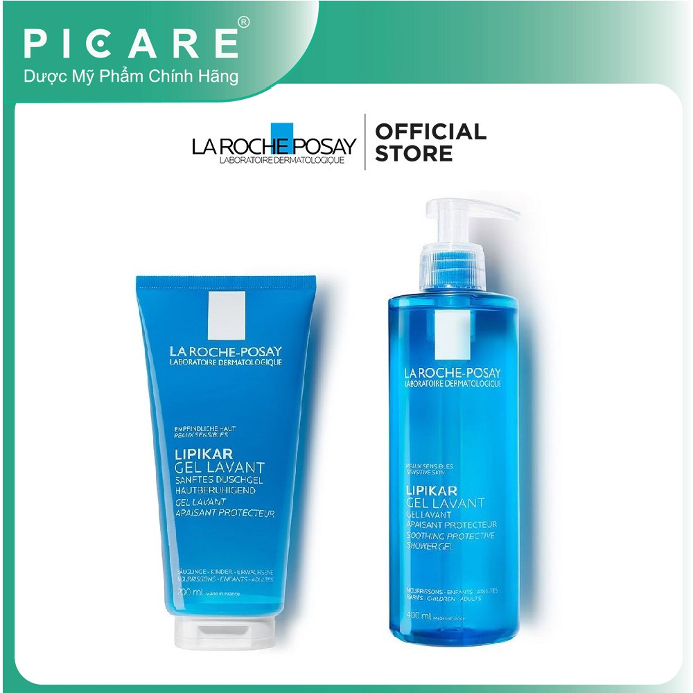 [GIẢM 20K ĐƠN 399K] Gel Tắm Làm Sạch Cho Da Nhạy Cảm La Roche Posay Lipikar Soothing Protecting 200ml