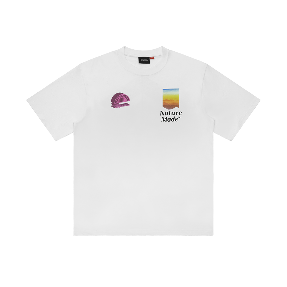 5THEWAY® /nature made/ NEW TEE™ in WHITE aka Áo Thun Trắng Tay Ngắn