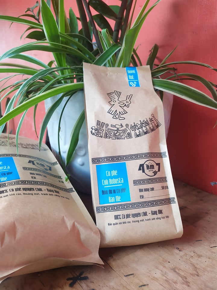 Culi robusta 100% rang mộc - cà phê ngon bmt, 1kg.