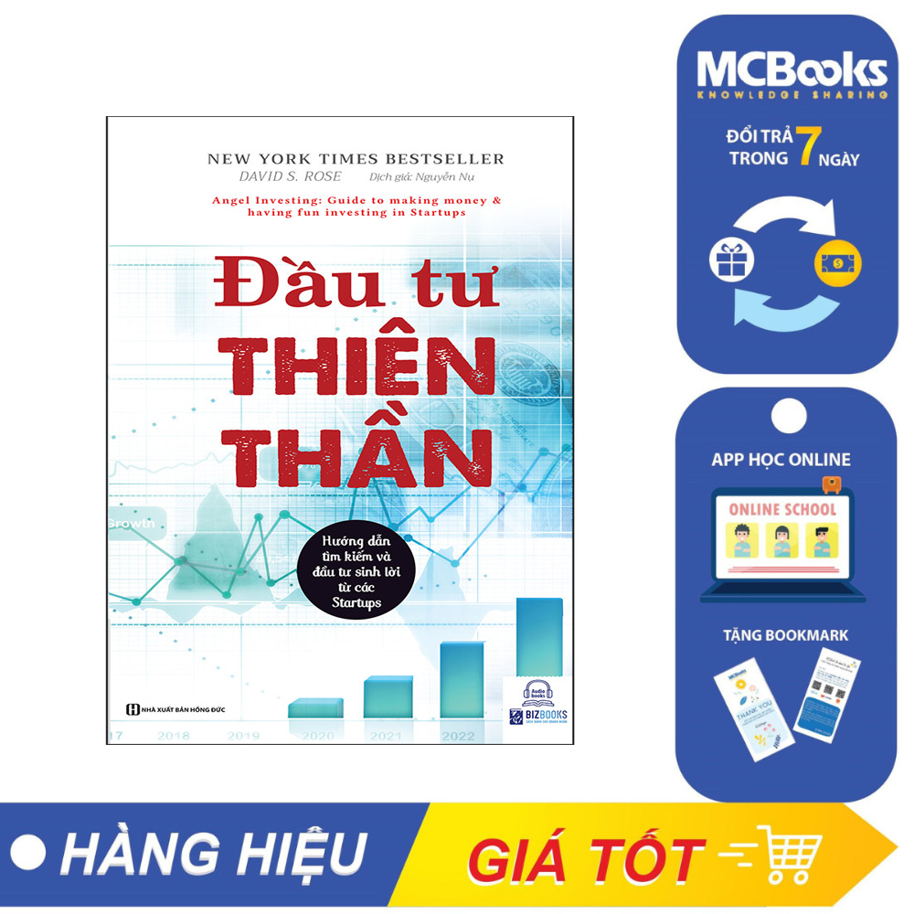 Sách - Đầu Tư Thiên Thần - Hướng Dẫn Tìm Kiếm Và Đầu Tư Sinh Lời Từ Các Starup - McBooks