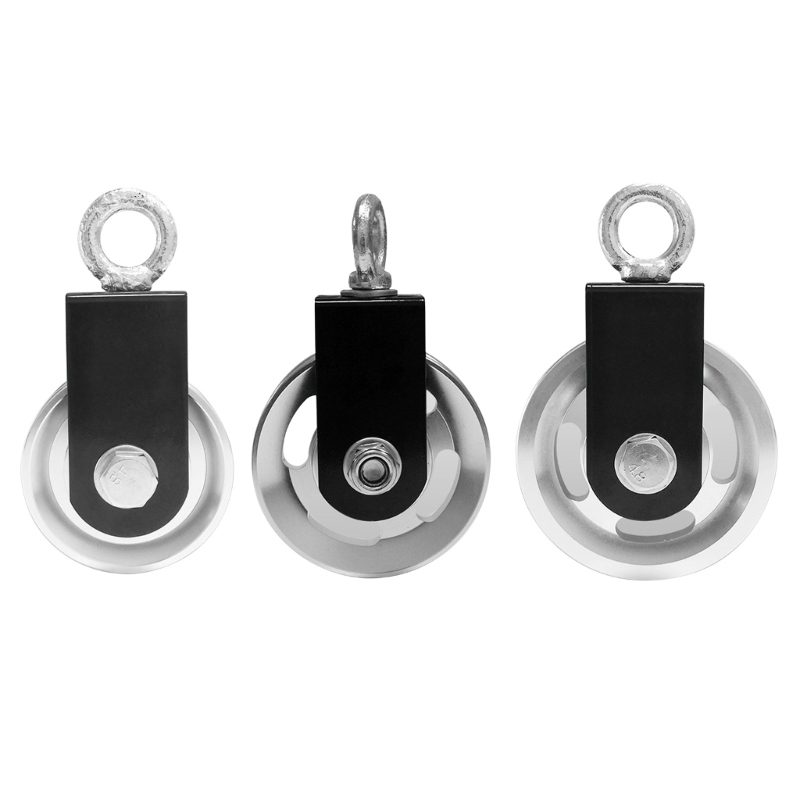 cw Lifting Loading Aluminum Pulley with Bracket Equipment Strength Wheel