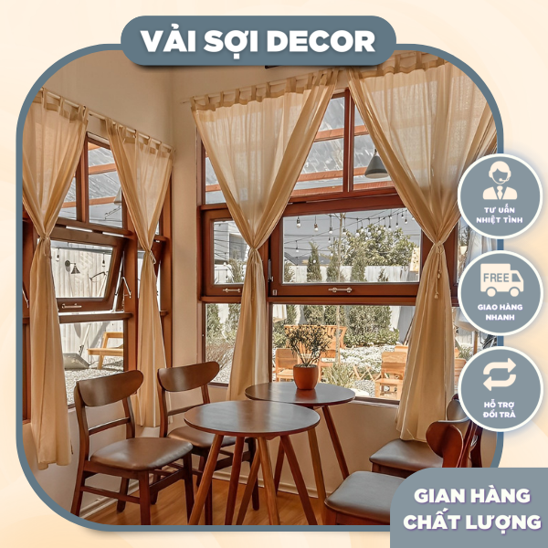 Vải canvas Chất liệu sợi cotton thô vintage ( khổ 1,6m x 1m dài)