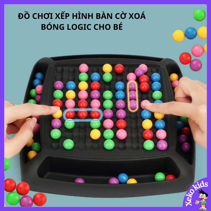 Đồ chơi trí tuệ xếp hình bàn cờ xoá bóng logic nhiều màu sắc cho bé trai và bé gái 2 3 4 5 6 7 8 tuổi. Trò chơi thông minh cho trẻ em, con nít XEKO21