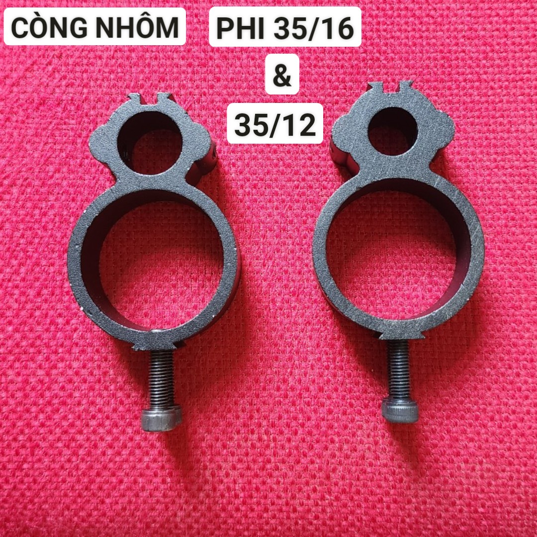 Còng phi 35/16 và 35/12 cố định ống nước