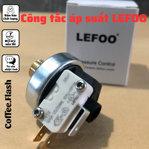 Công tắc áp suất lefoo d45x áp suất 1 bar cho máy cà phê