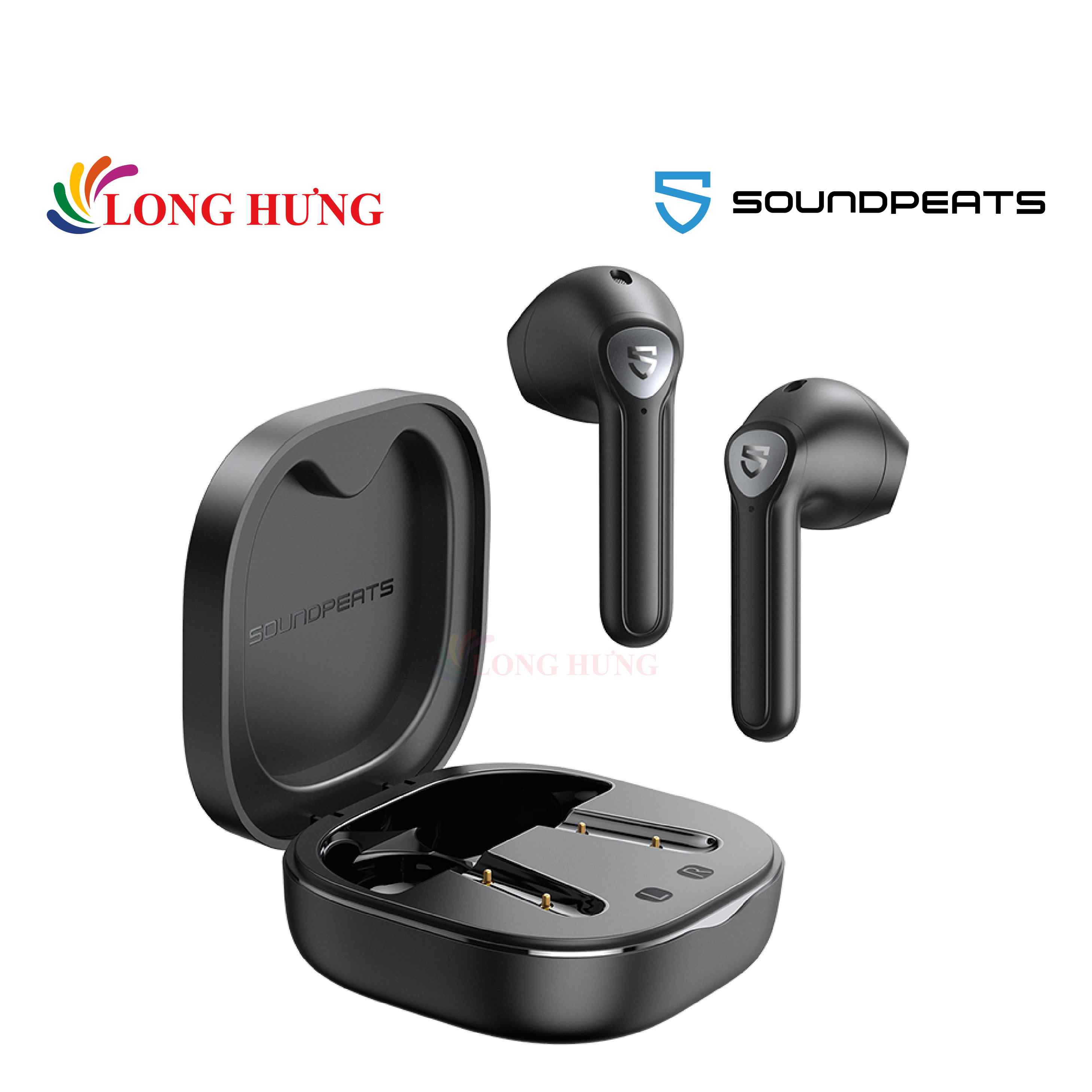 Tai nghe Bluetooth True Wireless Soundpeats TrueAir2 - Hàng chính hãng - Âm thanh tuyệt hảo Chuẩn chống nước IPX4 Kết nối Bluetooth 5.2 Chống ồn hiệu quả
