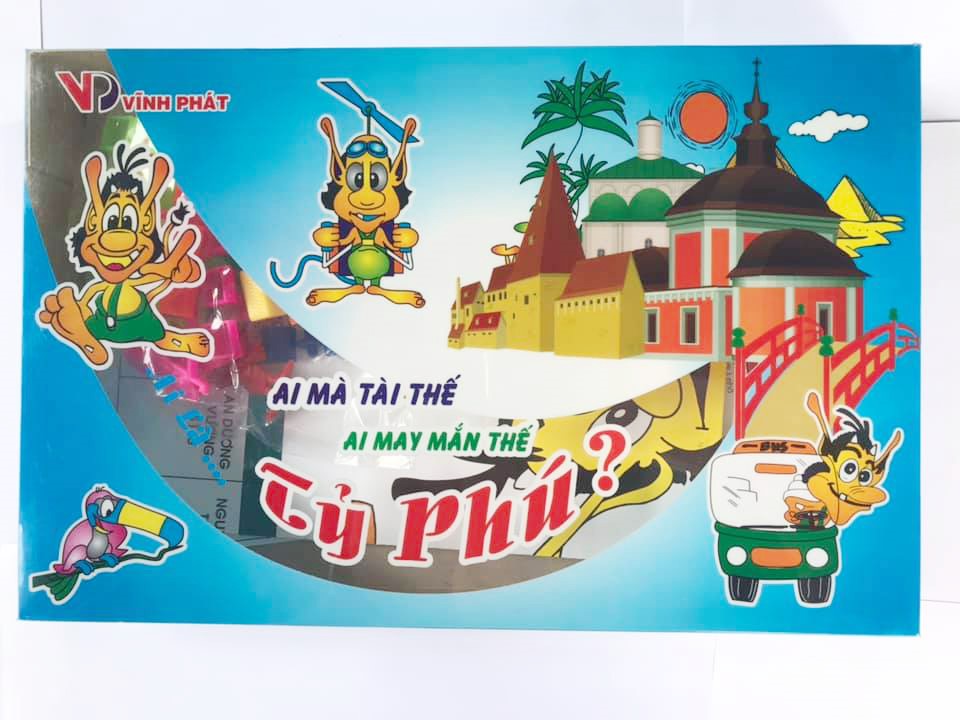Cờ tỷ phú lớn - bằng giấy - size 50 x50 cm