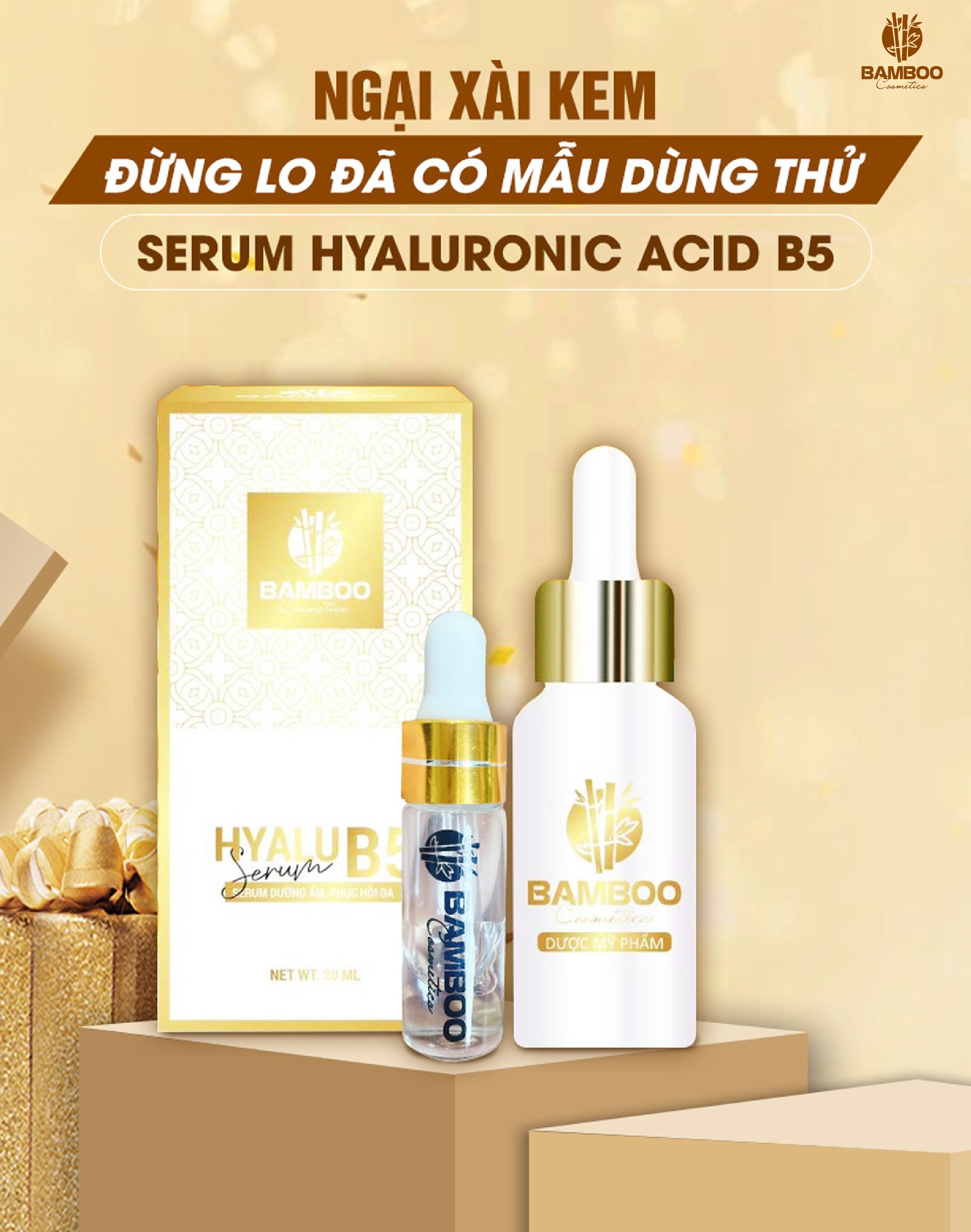 Kem face serum b5 kem body bamboo