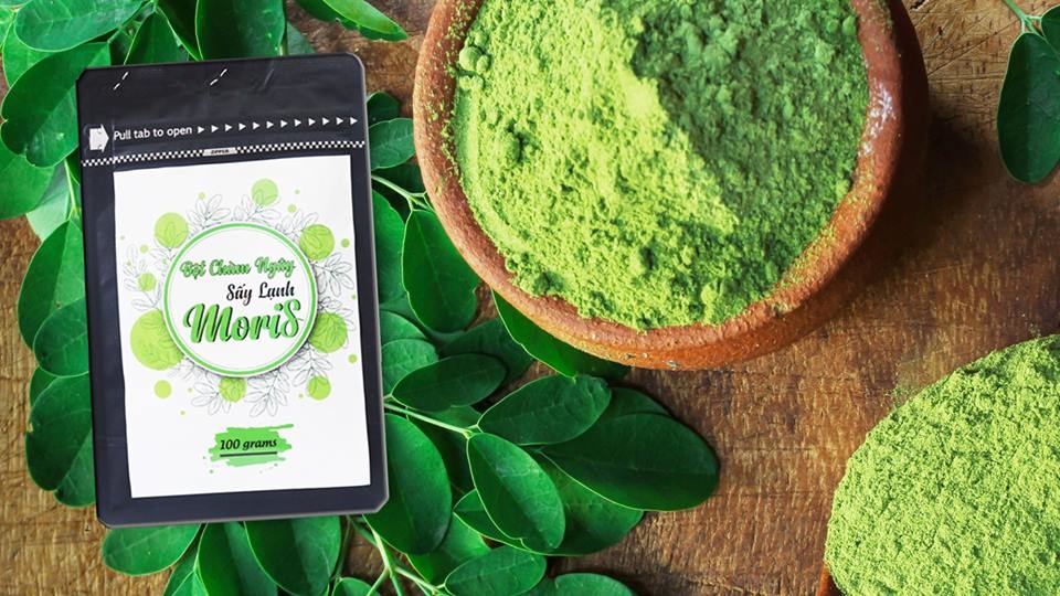 Bột chùm ngây - bột chùm ngây sấy lạnh moris