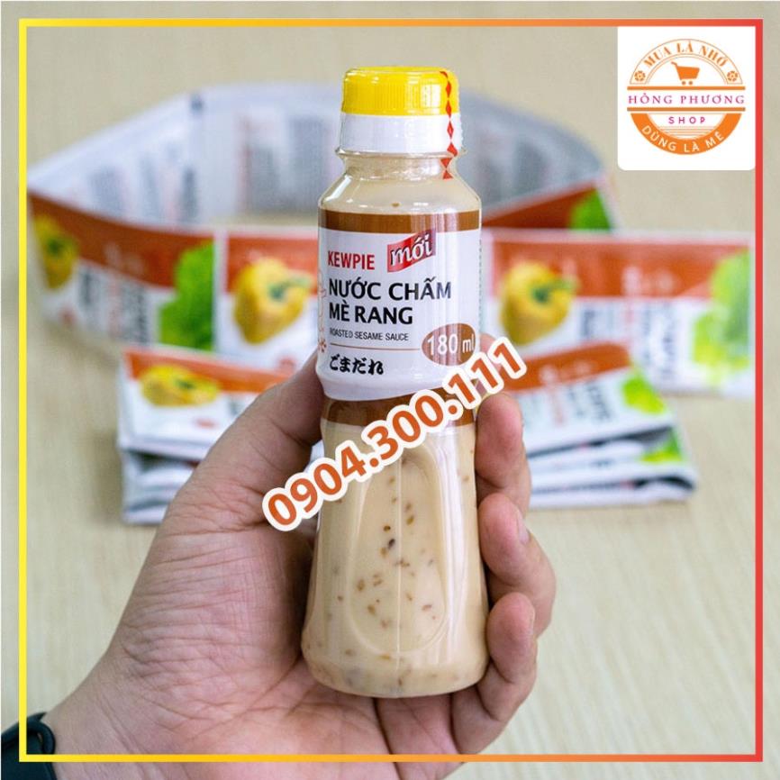 Combo 6 chai Nước Chấm Mè Rang Kewpie 180ml - Healthy dáng đẹp