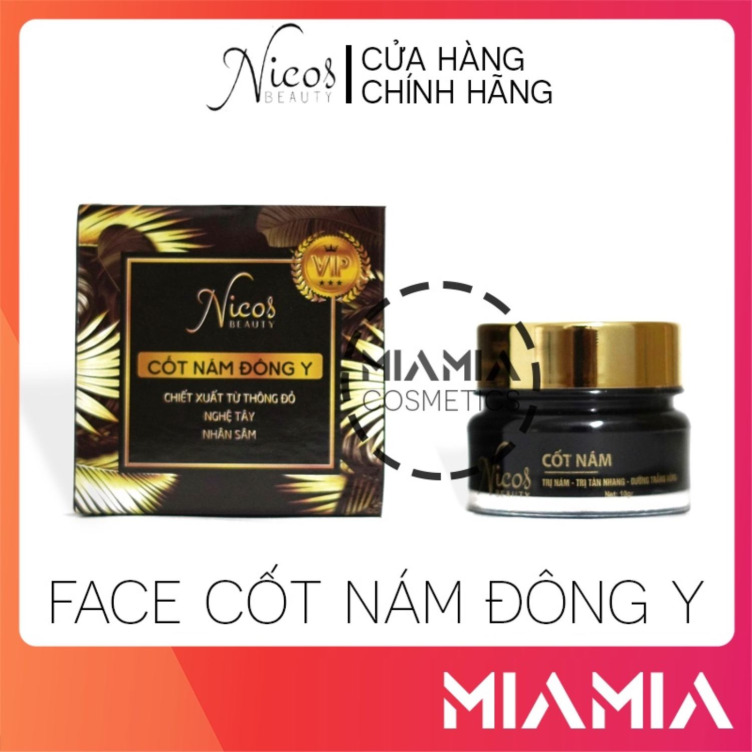 Kem cốt nám đông y nicos beauty 10g - mẫu mới 2022 - hàng chính hãng. kem face cốt nám đông y nicos beauty 10g - mẫu mới 2022 - hàng chính hãng