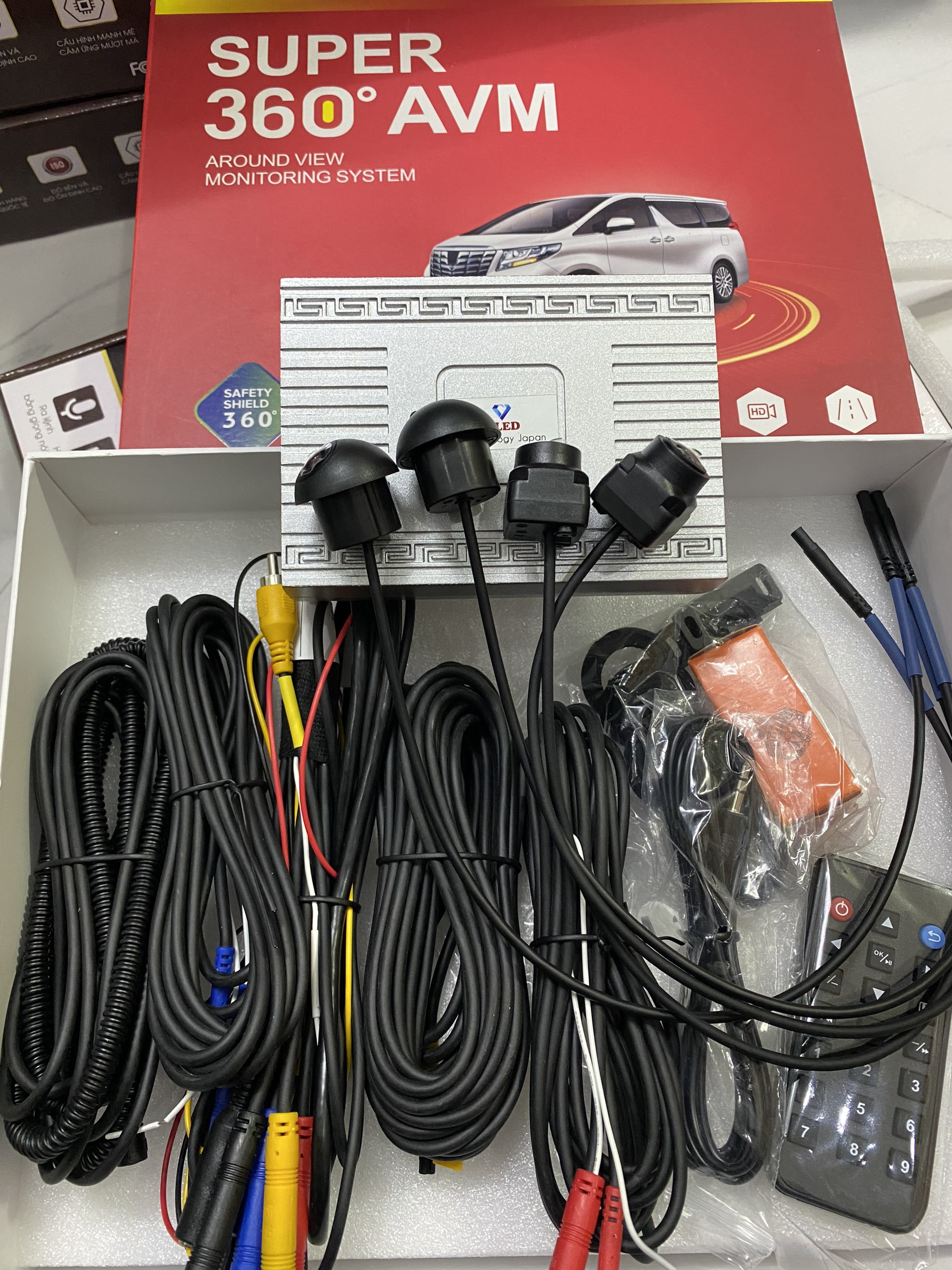 [Trả góp 0%]Camera hành trình 360 độ 3D cao cấp chuẩn AHD 1080P lắp tích hợp cho màn hình ô tô camera 360