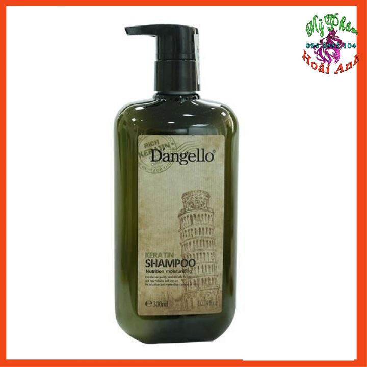Dầu gội dangello keratin shampoo cho tóc khô hư tổn 500ml
