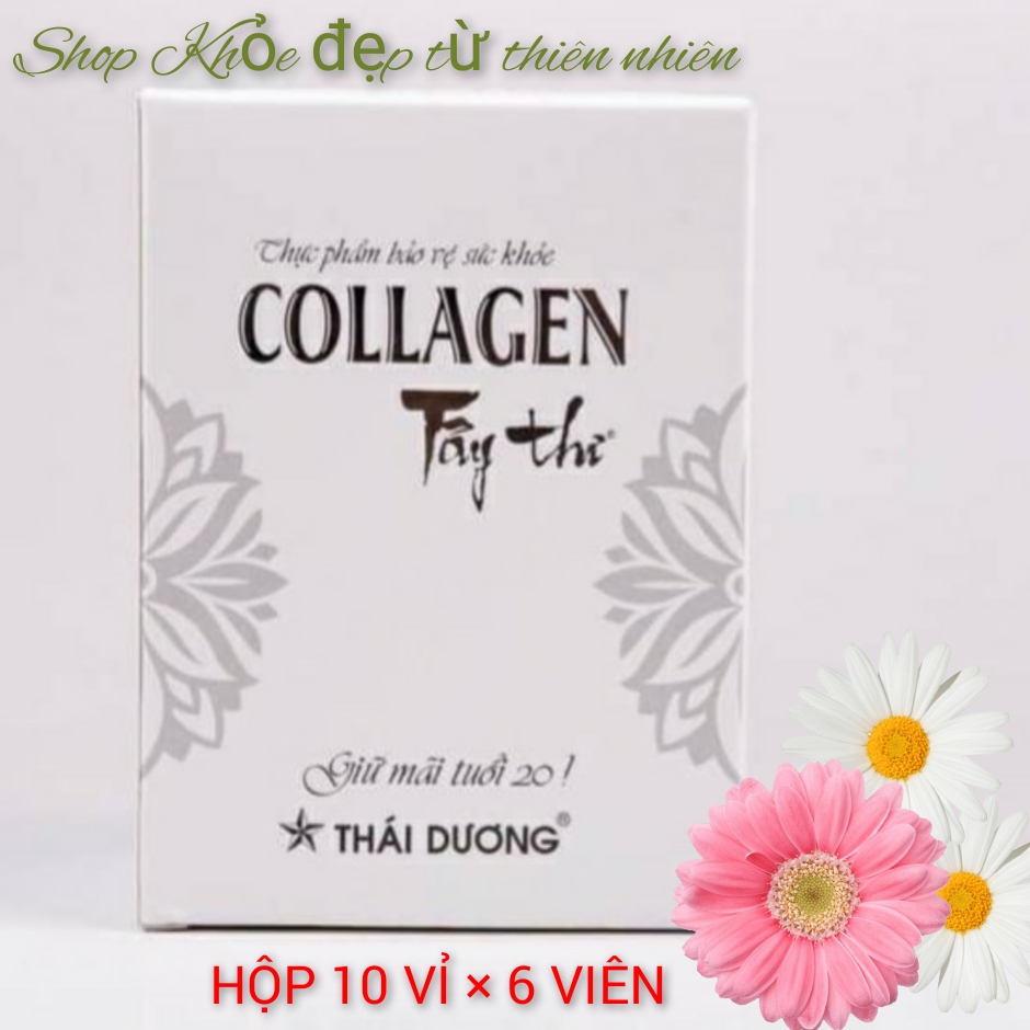 [Hộp 10 vỉ* 6v] Viên Collagen Tây Thi - Viên Uống Trắng Đẹp Da, Làm Mờ Thâm Nám, Tàn Nhang, Gíup Da Căng Mịn, Chống Nhăn, Chống Lão Hóa, Hộp 60 viên  CH Boutique