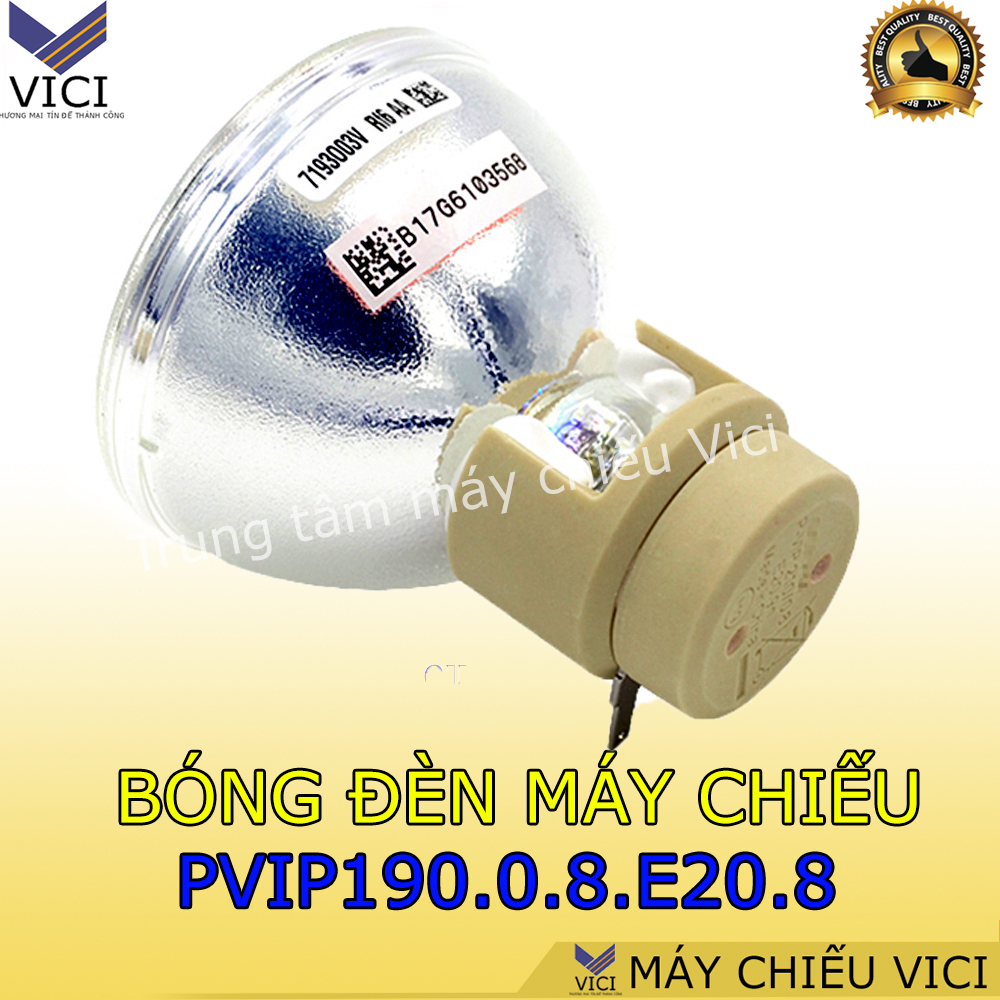 Bóng đèn máy chiếu optoma pvip 190/0.8e20.8. bóng chính hãng, bao hành 3 tháng, sáng đẹp