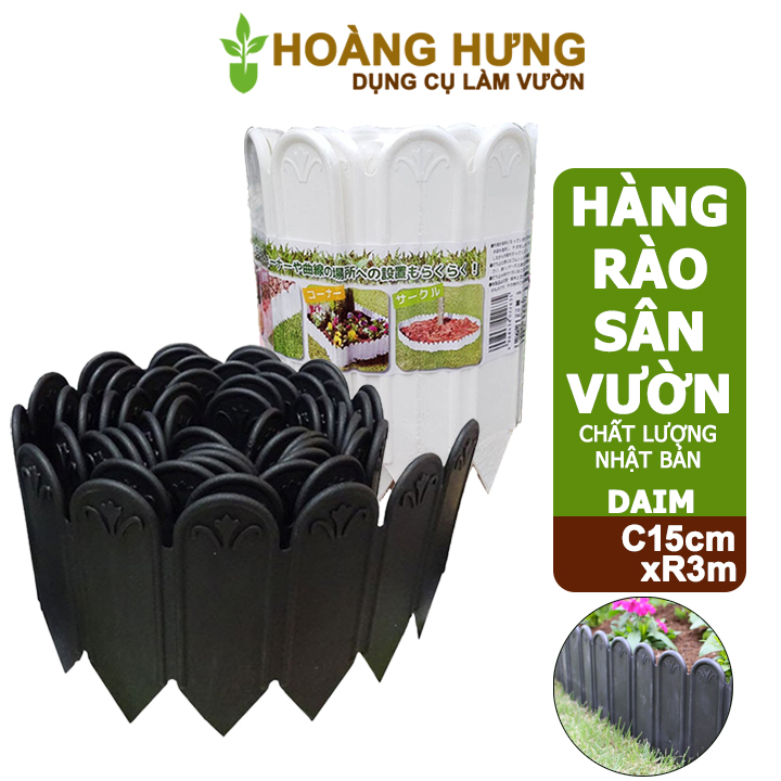 Hàng rào sân vườn Nhật Bản, Daim, dễ lắp ráp, độ bền 5 năm, nhiều màu lựa chọn