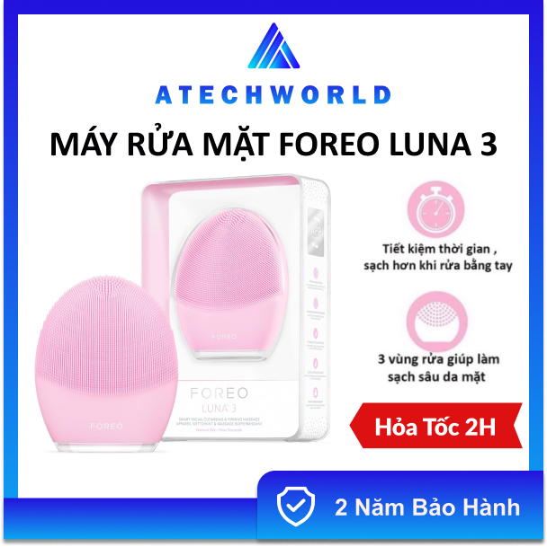 Máy rửa mặt foreo luna 3 - hàng chính hãng - bh 2 năm - có xuất vat