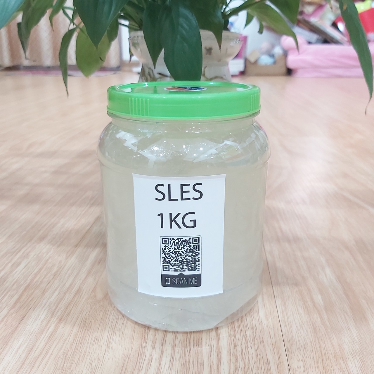 Chất tạo bọt dùng làm xà phòng handmade Sodium Lauryl Ether Sulfate 1KG