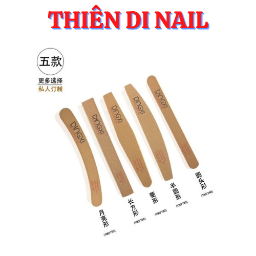 Dũa DINGXI dũa móng tay dành cho thợ nail chuyên nghiệp