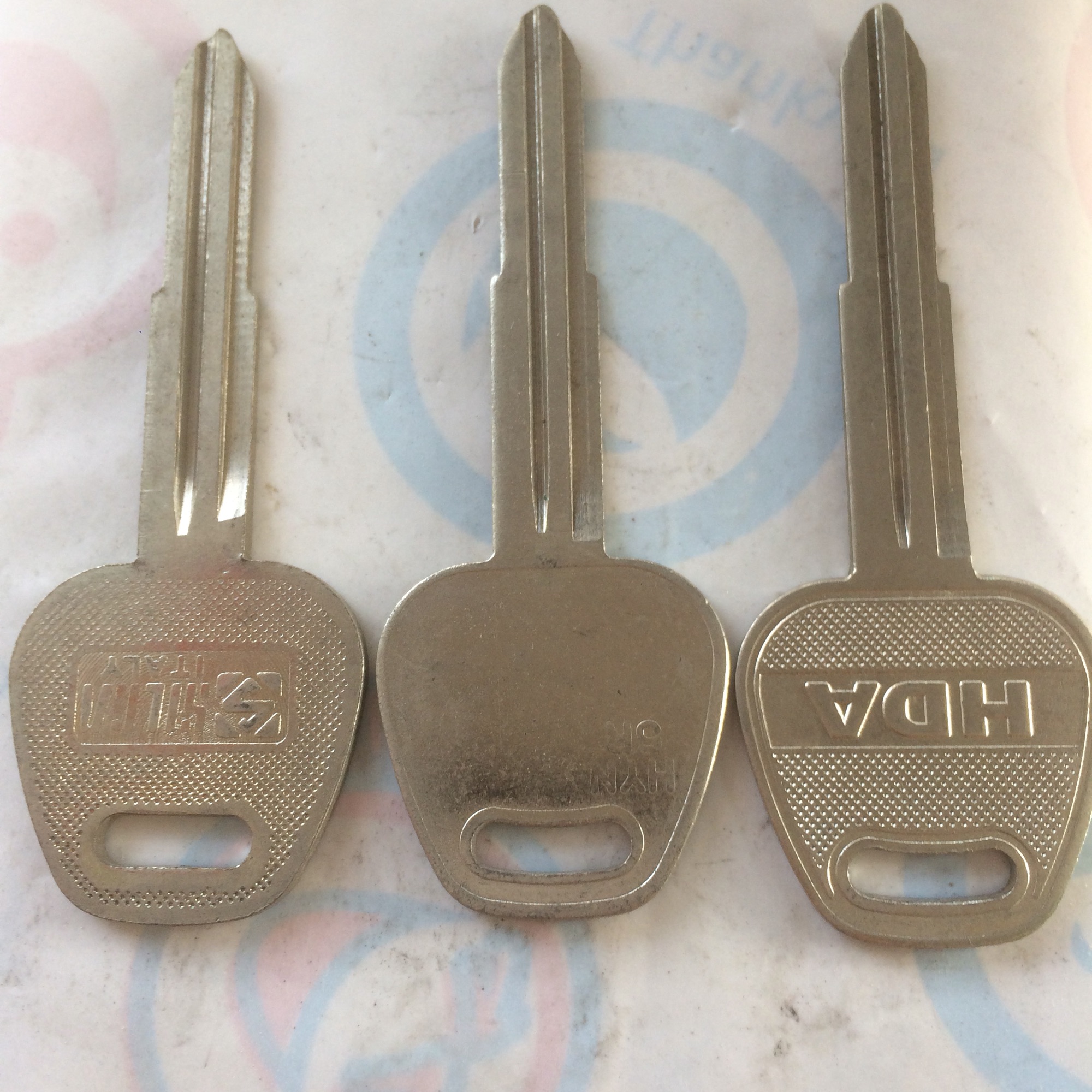 Phôi chìa khoá Ô.tô loại rảnh phải ( combo 3 chìa )