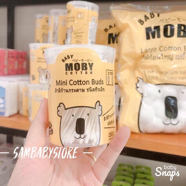 Bông tăm sơ sinh moby thái lan