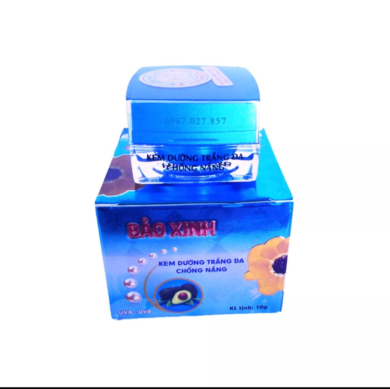 [HCM]Kem Bảo Xinh (Bảo Xuân) dưỡng trắng da chống nắng 10g