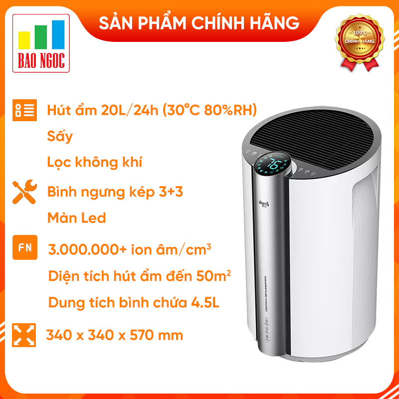[Trả góp 0%]Máy hút ẩm Xiaomi Deerma DEM DT35C