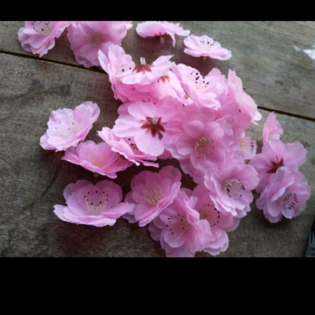 Hoa giả - đầu bông hoa anh đào 200gram