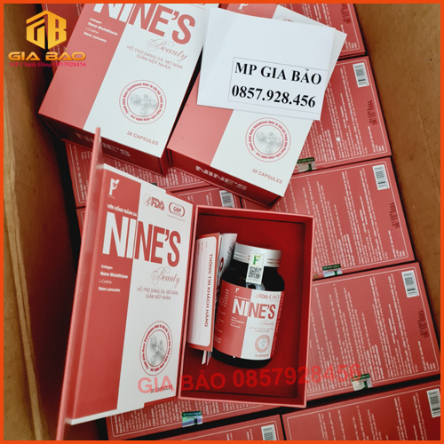 Viên uống trắng da, mờ nám, giảm nếp nhăn nines beauty